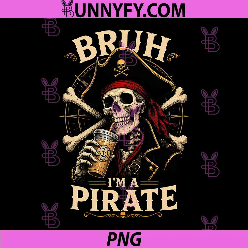 Im a Pirate Lazy Pirate PNG, Skull Halloween PNG