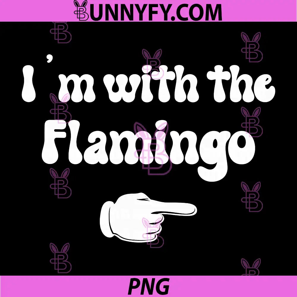 I'm with The Flamingo PNG, Funny Halloween Easy Lazy Gag PNG