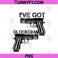 I've Got Glockoma PNG, Vintage Men Woman Vintage Funny PNG