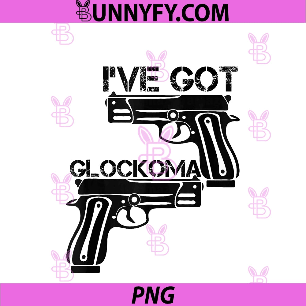 I've Got Glockoma PNG, Vintage Men Woman Vintage Funny PNG