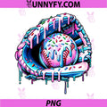 Ice Cream Baseball Drip PNG, Dripping Baseball PNG
