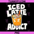 Iced Latte Lover PNG, Retro Graphic PNG