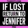 If Lost Return to Jennifer PNG, Couple Quote PNG