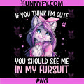 If You Think I'm Cute See Me in My Fursuit PNG, Furry Wolf PNG