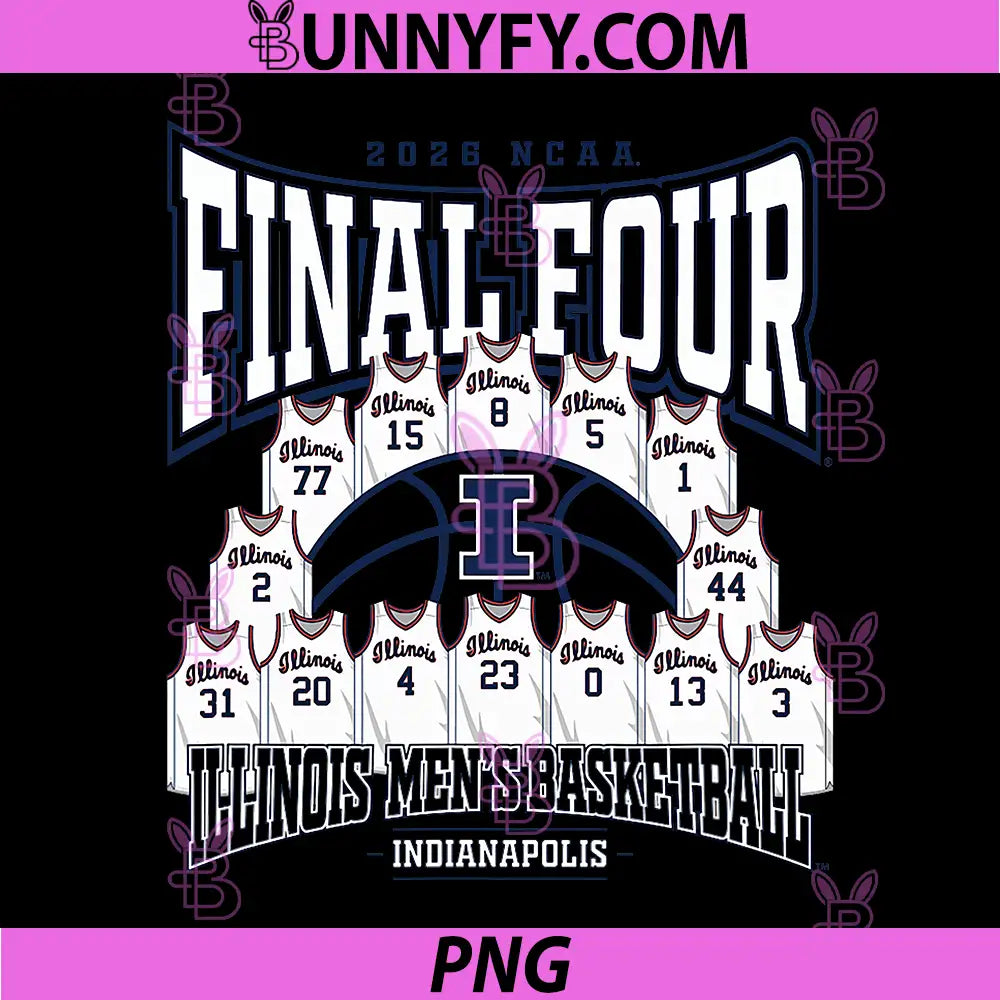 Illinois Basketball PNG, Final Four Madness Nil PNG
