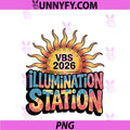 Illumination Station VBS 2026 PNG, Vaction Bible School Faith PNG