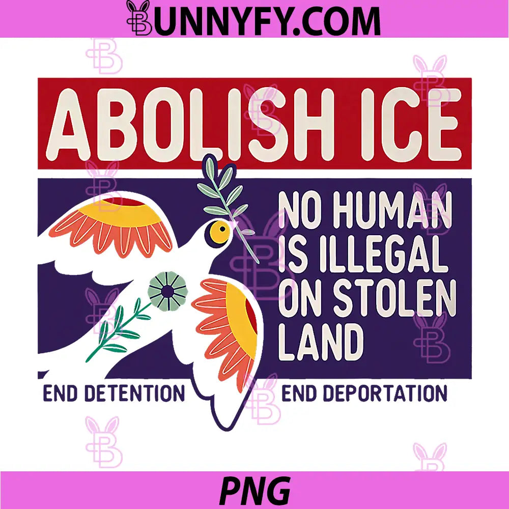 Abolish ICE No Human Is Illegal PNG, Immigration Human Rights Poster PNG