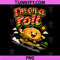 Im On A Roll PNG, Bread Roll PNG, Skateboard Baking Foodie Pun PNG