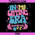 In My Lifting Era PNG, Groovy Gym Weight PNG