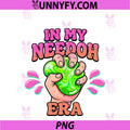 In My Needoh Era PNG, Stress Ball Aesthetic Graphic Summer Vibe PNG