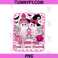 In October We Wear Pink PNG, Ghost Witch Breast Cancer Awareness PNG