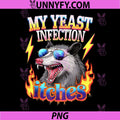 Inappropriate My Yeast Infection Itches PNG, Opossum Meme Cute PNG