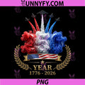 Independence Day 250th Anniversary PNG, USA Patriotic 2026 PNG