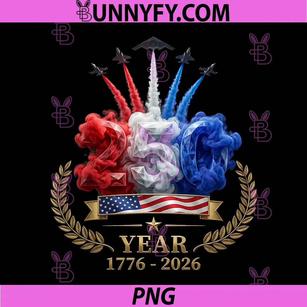 Independence Day 250th Anniversary PNG, USA Patriotic 2026 PNG