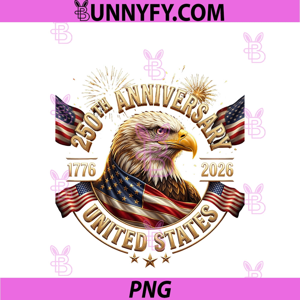 Independence Day 250th PNG, Anniversary USA Patriotic 4 July 2026 PNG