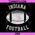 Indiana Football PNG, Distressed Vintage 80's PNG, Throwback Classic PNG