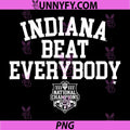 Indiana Hoosiers Beat Everybody PNG, 2025 CFP National Champions PNG