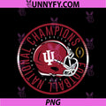Indiana Hoosiers CFP National Champs 2025 PNG, Football Helmet PNG
