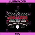 Indiana Hoosiers CFP National PNG, Championship 2026 Black PNG
