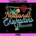 Indiana Hoosiers National PNG, Champs 2025 Football CFP Pastel PNG