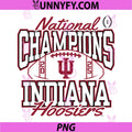 Indiana Hoosiers National Champs 2025 PNG, Football CFP Title PNG