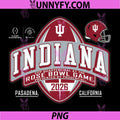 Indiana Hoosiers PNG, Rose Bowl 2025-2026 CFP Quarterfinal PNG