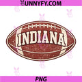 Indiana in Vintage PNG, Athletic Sports Style 80s 90s PNG