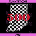 Indianapolis Indiana State 500 PNG, Race Car Distressed Flag Comfort PNG
