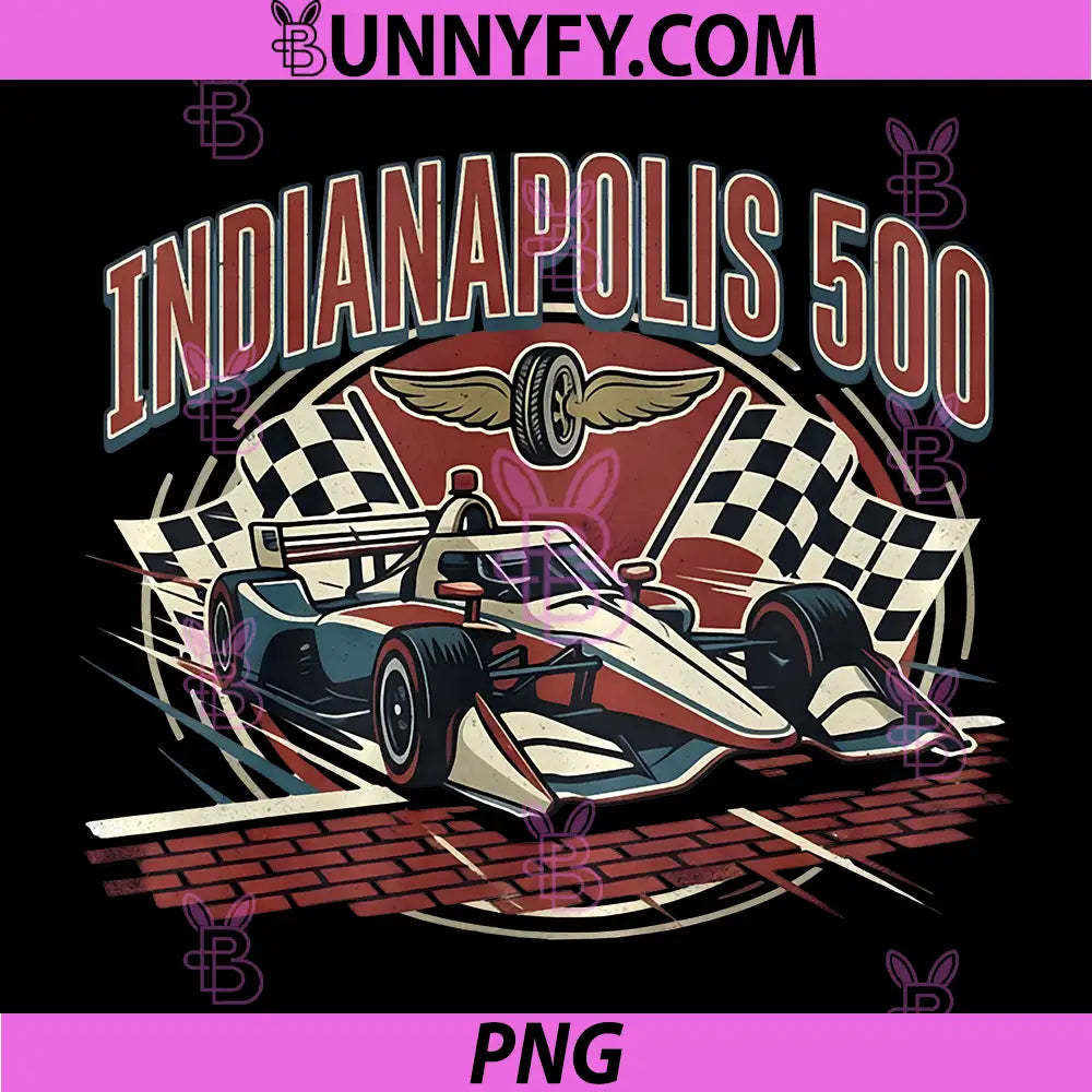 Indianapolis Indiana State 500 PNG, Race Car Distressed Flag PNG