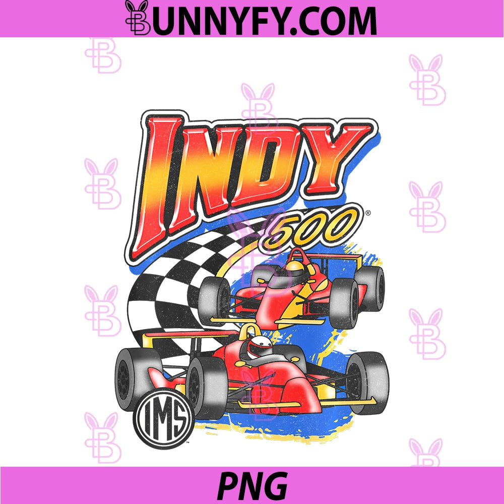 Indy 500 1991 PNG, Willy T Ribbs & Davy Hamilton Race Retro-Style PNG
