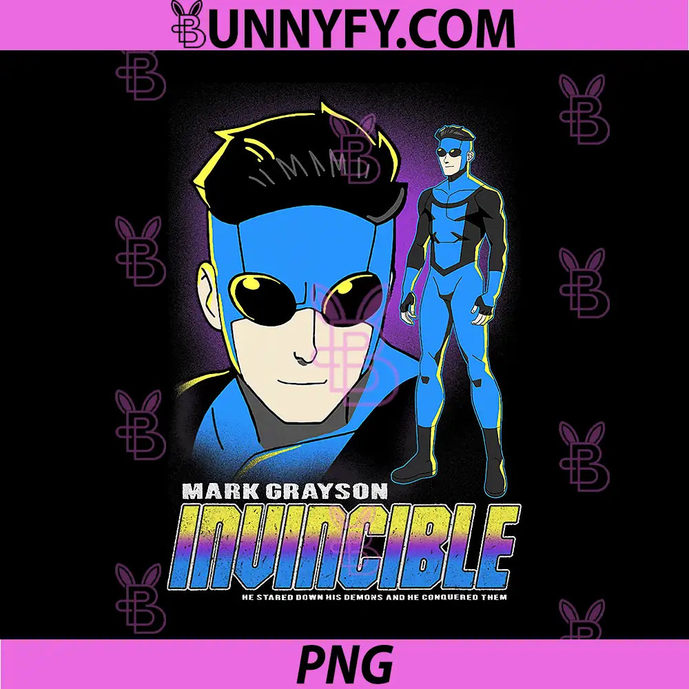 Invincible Mark Grayson PNG, Blue Suit Showcase Distressed PNG