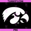 Iowa Hawkeyes Two Tone Black PNG, Officially Licensed PNG