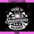 Irish Beer Prone To Shenanigans & Malarkey PNG, Patrick Day PNG