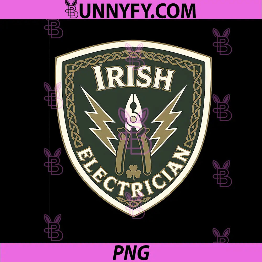 Irish Electrician PNG, Celtic Crest Shield Emblem Gaelic Graphic PNG