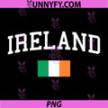 Ireland Text With Irish Flag PNG, Green White Orange Pride Art PNG