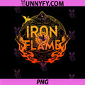 Iron Flame Burn It Down Dragon Art PNG, Iron Flame Fantasy Fire Design PNG