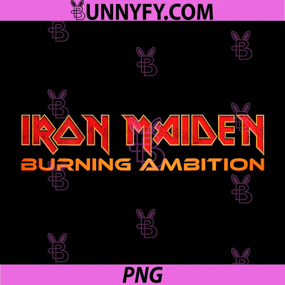 Iron Maiden Burning PNG, Ambition Amazon Exclusive PNG
