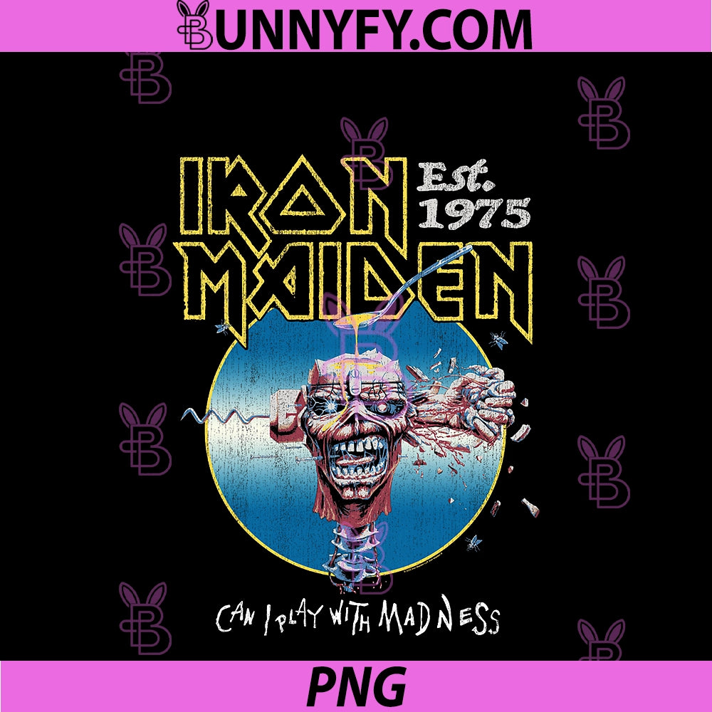 Iron Maiden PNG, Can I Play WWith Madness PNG