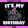 It's My Birthday Minimalist PNG, Funny dandy's Humor Decoration PNG