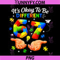 Its Okay to Be Different PNG, 67 Hand Signs Autism Awareness PNG