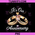 It's Our Anniversary PNG, For Married Couples Husband Wife PNG