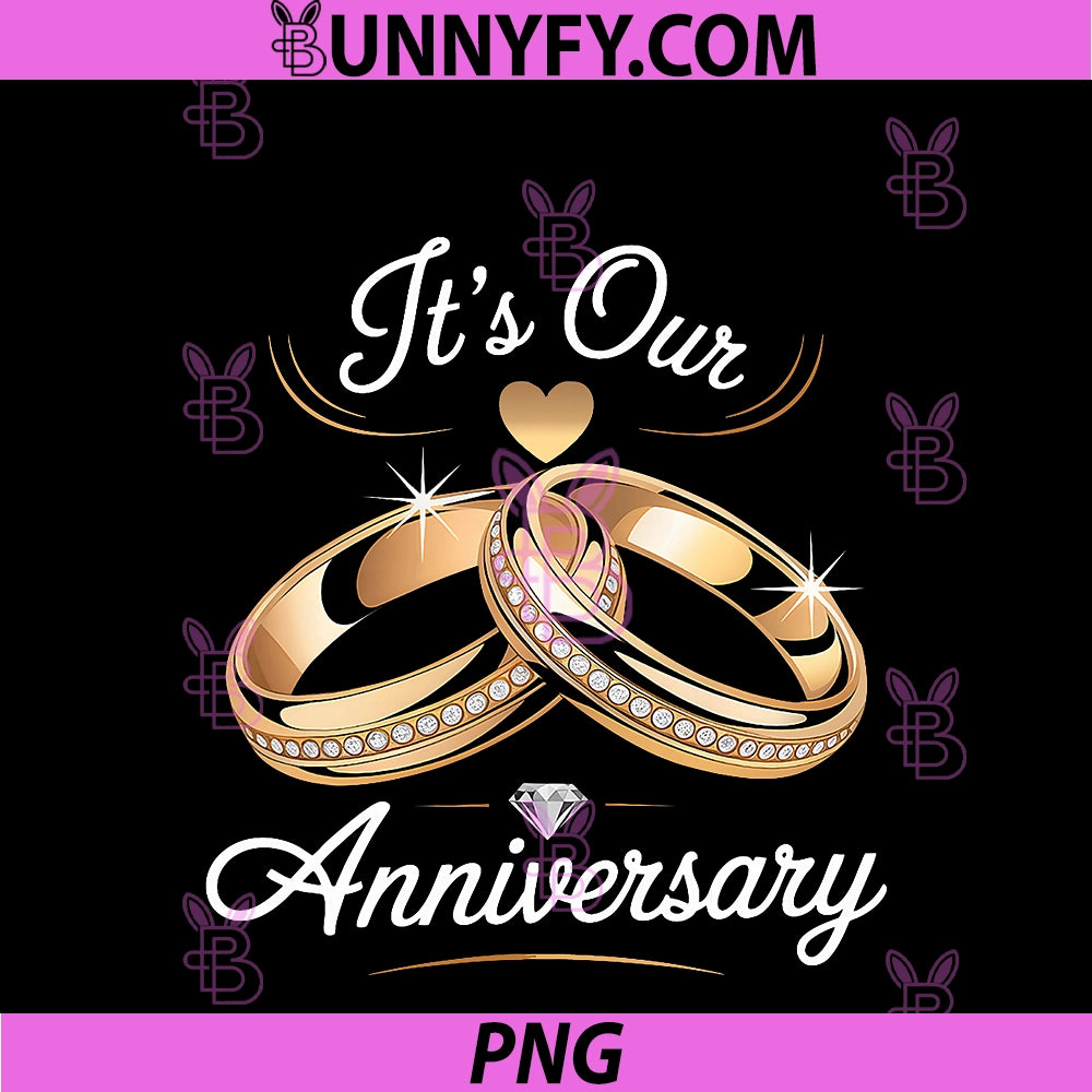 It's Our Anniversary PNG, For Married Couples Husband Wife PNG