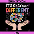 Its Okay to Be Different PNG, 67 Autism Pride PNG