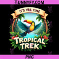 Its VBS Time Tropical Trek PNG, Jungle Adventure Design PNG