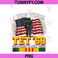 I Was There TET 68 PNG, Military US Flag Veteran PNG