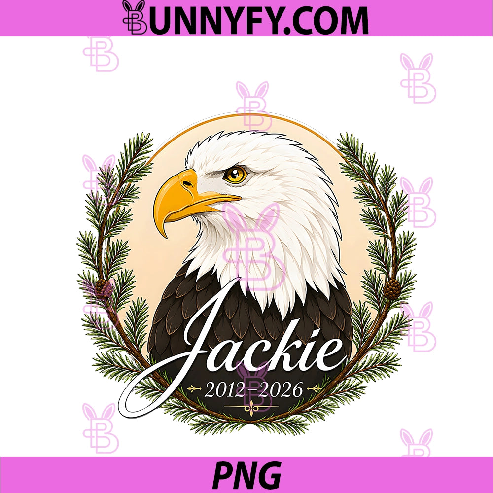 Jackie Bald Eagle 2012 2026 PNG, Memorial Tribute PNG