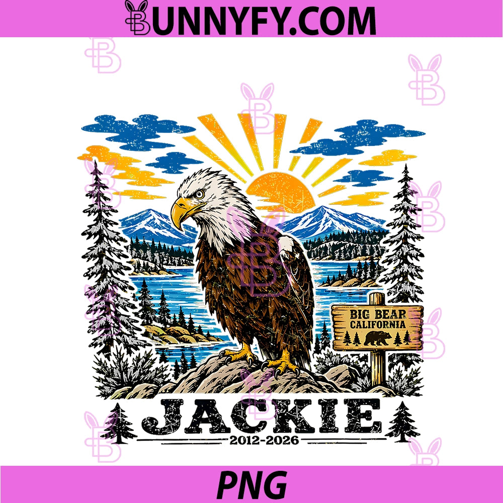 Jackie The Big Bear Eagle PNG, Supports California Wildlife PNG