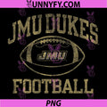 James Madison Dukes Football PNG, Intensity Vintage Purple PNG