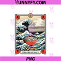 Japan Ramen Bowl Surfing Great Wave PNG, Off Kanagawa Tarot Card PNG