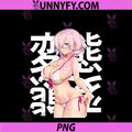 Japanese Anime Aesthetic PNG, Lewd Mommy Waifu Otaku Cosplay PNG